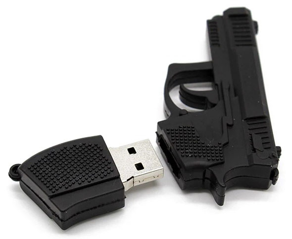 USB Flash-игрушка 32GB, пистолет. Купить в Минске недорого.