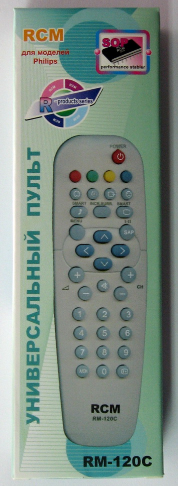 Пульт Philips RM-120C, универсальный